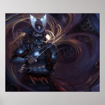 SHWANN: Futuristiskasamuraien DJ Print