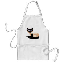 Siamese katt förkläden