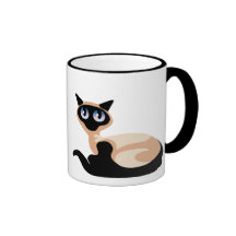 Siamese katt mugg