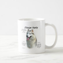 Siberian huskyhistoriedesign kaffe mugg