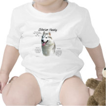 Siberian huskyhistoriedesign tee shirts