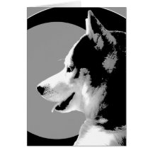 Siberian huskykort/alaskabo Malamutekort