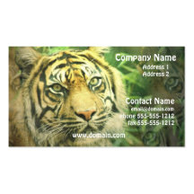 Siberian tigervisitkort