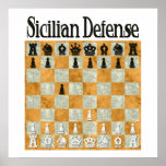 Sicilian försvar print
