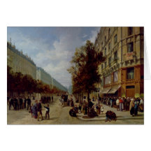 Siege av Paris Hälsningskort