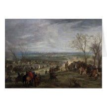 Siegen av Valenciennes, 1677 Hälsnings Kort