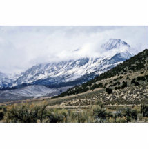 Sierran Nevada, från öster av Tioga passerar Cut Outs