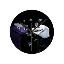 Sifl och Olly "utrymme & Time" tar tid på Vägg Klockor