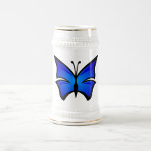 Silhouette Caterpillar för fjärilsmonarkinsekt Kaffe Muggar