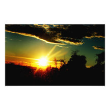 silhouette en bild av en sunset. foton
