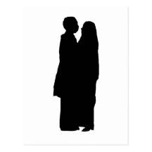 Silhouette Vykort