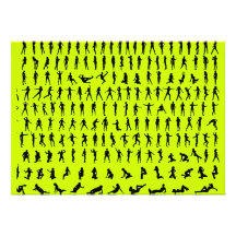 Silhouettes 1.ai personliga inbjudan