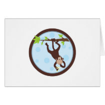 sillymonkeybluecircle kort