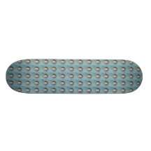 Silver bubblar Spheresdäcket Skateboard Deck