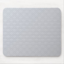 Silver Fleur de Lis Mousepad Musmattor