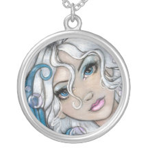 Silver-Haired sjöjungfruhalsband