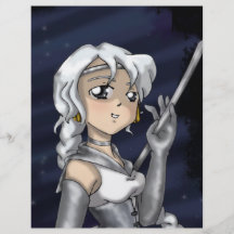 Silver Senshi Flygblad Designs
