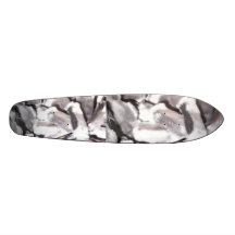 SILVERANSIKTE MASKERAR SKATE BOARD DECKS