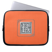 silverkrusidullmonogram - B Datorfodral