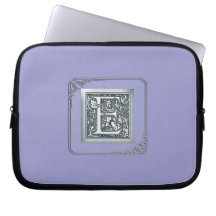 silverkrusidullmonogram - E Laptop Datorskydd