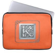 silverkrusidullmonogram - K Datorfodral