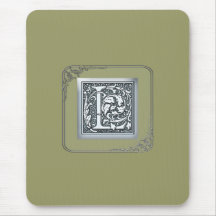 silverkrusidullmonogram - L Musmattor