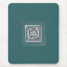silverkrusidullmonogram - nolla mus matta