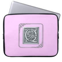 silverkrusidullmonogram - Q Datorfodral