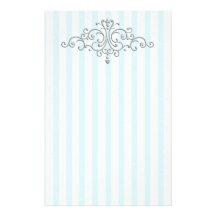 SilverPrincess Filigree Brevpapper Design