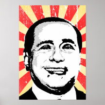 Silvio Berlusconi Affisch
