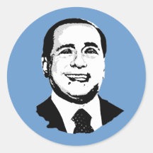 Silvio Berlusconi Klistermärke