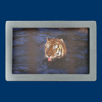 Simningtigerbältet spänner fast belt buckles