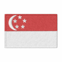 SINGAPORE BRODERADE POLO TRÖJOR