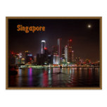 Singapore natt vykort
