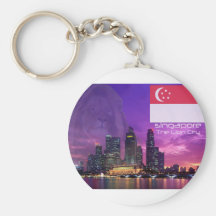 Singapore Nyckel Ring