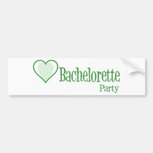 SingleHeart-BacheloretteParty-Grn Bildekal