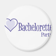 SingleHeart-BacheloretteParty-Ind Kylskåpmagneter