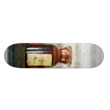 Sirap av rabarber anpassningsbara skateboard