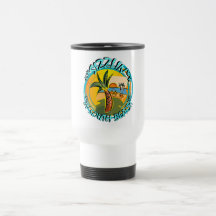 Sizzlin i södra strand kaffe koppar