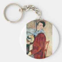 Självporträtt av Amedeo Modigliani Nyckelringar
