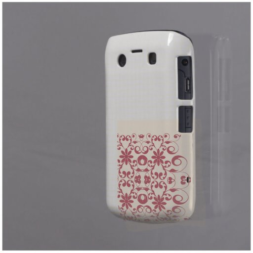 Sjaskigt för vintage blom- och chic mönster blackberry bold överdrag