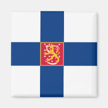 Sjö- Ensign av Finland, Finland flagga Magneter För Kylskåp