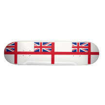 Sjö- Ensign av Förenade kungariket, United Kingdom Skate Board Deck
