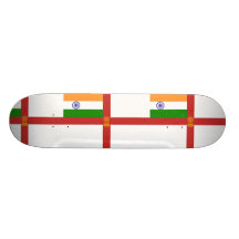 Sjö- Ensign av Indien, Indien flagga Skateboard Deck