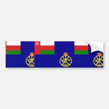 Sjö- Ensign av Oman, norgeflagga Bildekaler