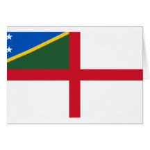 Sjö- Ensign av Solomonen Island, Solomon Islan Kort