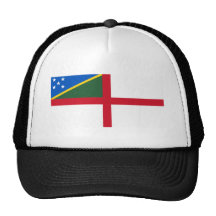 Sjö- Ensign av Solomonen Island, Solomon Islan Trucker Keps