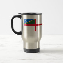 Sjö- Ensign av Solomonen Island, Solomon Islan Kaffe Mugg