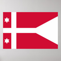 Sjö- frodiga Danmark - amiral, Danmark Affisch