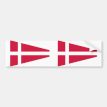 Sjö- frodiga Danmark - pensionären kommenderar fly Bildekal